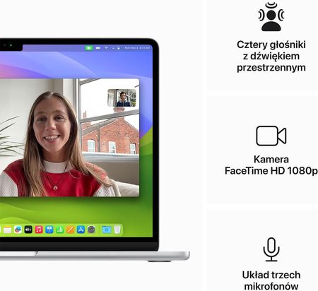 Laptop Apple MacBook Air 13/M3/16GB/256GB/macOS (MC8H4ZEA