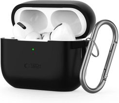 Tech-Protect Tech Protect Etui Silicone Hook Na Apple Airpods Pro 1 2 Czarne