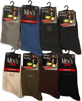 SKARPETY MARILYN MEN SOCKS (kolor Nero, rozmiar 39-42) - zdjęcie 2