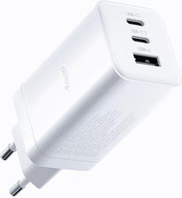 Allity ładowarka sieciowa GaN PD QC ATC-01-65WACC 2x USB-C + 1x USB-A 65W biała