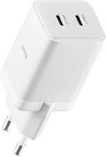 Allity ładowarka sieciowa GaN PD QC ATC-01-45WCC 2x USB-C 45W biała