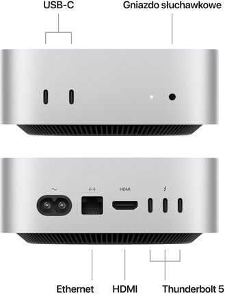 Nettop Apple Mac mini M4 Pro (MCX44ZEAD1) - Opinie i ceny na Ceneo.pl