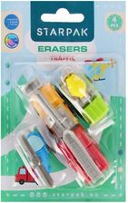 Zdjęcie Starpak Gumka Do Mazania 3D Puzzle 4Szt. Traffic - Puszczykowo