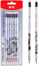 Zdjęcie M&G Ołówek Trójkątny Z Gumką Manga Hb 6Szt. - Szczekociny