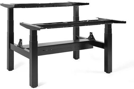 Unique Stelaż Do Podwójnego Biurka Elektrycznego Fighter Double Desk 140x140cm Czarny 