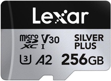 Lexar 256GB microSDXC Professional SILVER Plus UHS-I A2 V30 U3 (LMSSIPL256GBNANG) - zdjęcie 2