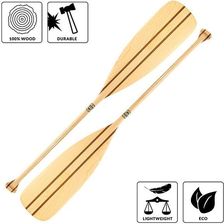 Zdjęcie John Paddle Pagaj Drewniany Dla Dzieci Komplet 2Szt. Brązowe - Dobra