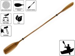 Zdjęcie John Paddle Kajakowe Cedrowe Skrętne Brązowe - Sławno