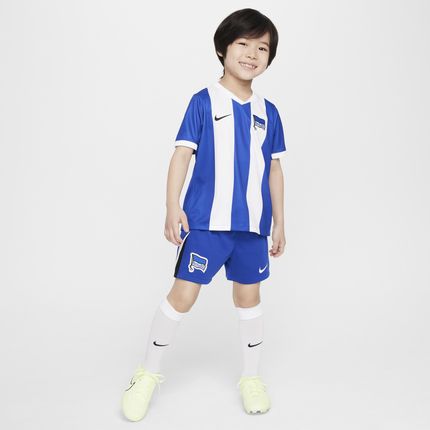 Strój Piłkarski Dla Małych Dzieci Nike Hertha Bsc Stadium 2024/25 Wersja Domowa Replika - Niebieski