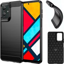 Gutcase Etui Do Motorola Moto G55 5G Obudowa Carbon Case Plecki Pokrowiec Karbon