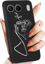 Hello Case Etui Matowe Do Oneplus Nord 4 Line Art Kreska Linia Obudowa Pokrowiec