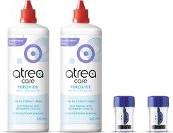 Atrea Środek Do Pielęgnacji Soczewek Care Peroxide 2X360ml + 2 Pojemnik