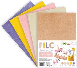 Zdjęcie Happy Color Filc Dekoracyjny Fantasy 20X30 Cm 1,5mm 5 Arkuszy - Sulechów