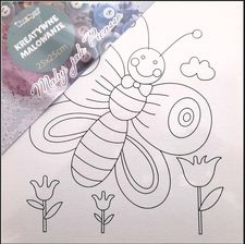 Zdjęcie Norimpex Obrazy Do Malowania Motylek 25Cmx25Cm - Brodnica