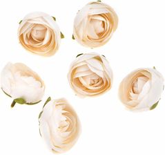 Zdjęcie Dp Craft Główki Kwiatowe Piwonii Ecru 6Szt. - Gniezno