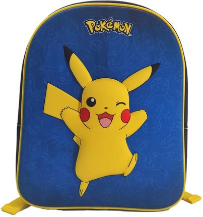 La Plume Plecak Dla Przedszkolaka Niebiesko-Granatowy Pokemon Pikachu