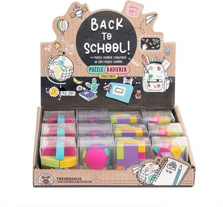 Trendhaus Gumka Do Ścierania Puzzle 1Szt. Mix