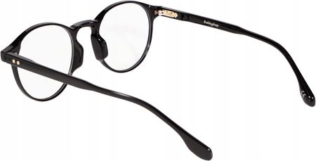 Theblogshop Okulary Zerówki Lekkie Czarne Oprawki Tr90 Retro