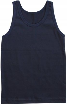 Podkoszulek na ramiączkach 146 dziecięca koszulka granatowa Bodykids