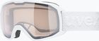 Gogle narciarskie UVEX Xcitd V white matt/mirror silver clear Zima 2024