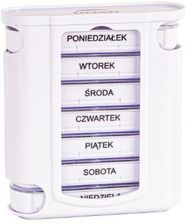 Zdjęcie Kasetka na leki z podziałem na pory dnia - Łowicz