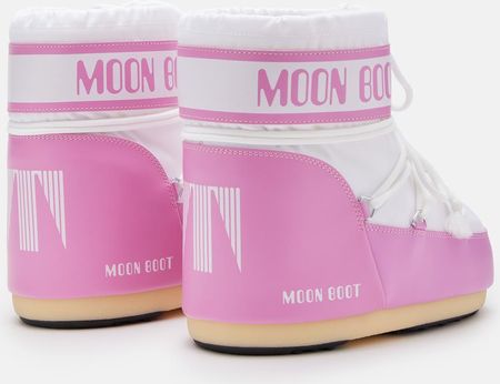 Moon Boot Śniegowce Icon Low Nylon Pink/White 36/38 - Ceny i