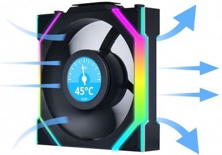 Wentylator Lian Li UNI FAN SL Wireless LCD ARGB PWM 120mm