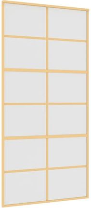 Zakito Drzwi Przesuwne Szklane Złote 102,5X205cm Z155171