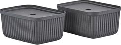 Zdjęcie Zone Denmark Pudełka Do Przechowywania Pulp 23x32cm Czarne 2szt. (31775) - Libiąż