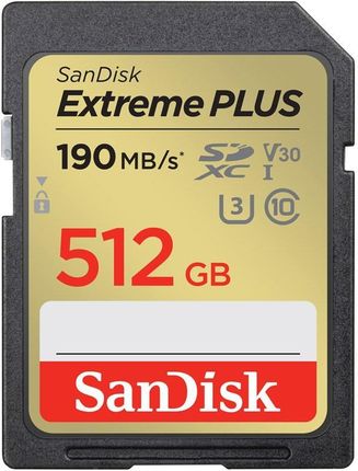 ■SDSDXPA-512G-JU3 [512GB] Karta pamięci do aparatu Sandisk Extreme Plus SDXC 512GB +