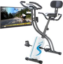 Skandika Rower Treningowy Magnetyczny Sk�adany Foldaway X-2000 24 Poziomy Oporu Bia�e