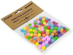 Zdjęcie Dekoracje Pompony 1Cm Mix Kolorów 120szt. - Strzelce Opolskie