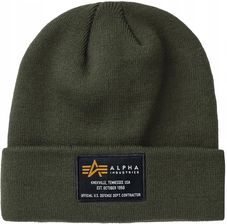 Zdjęcie Czapka Alpha Industries Crew Beanie dark green - Mińsk Mazowiecki