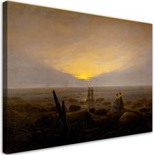 Feeby Obraz Na Płótnie Fototapeta Wschód Księżyca Nad Morzem Caspar David Friedrich 100X70 Cm Grafika Ściennareplika Acja Ścienna Projekt Salon Sypi
