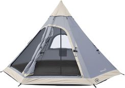 Zdjęcie Skandika Namiot Kempingowy Tipi Lavvu 460 Protect 6 Os 1 Duża Sypialnia Szare - Solec Kujawski