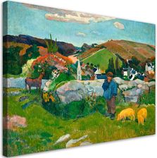 Feeby Fototapeta Na Płótnie Świniopas Paul Gauguin 100X70 Cm Grafika Ścienna