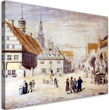 Feeby Fototapeta Na Płótnie Rynek W Greifswaldzie Caspar David Friedrich 100X70 Cm Grafika Ściennareplika Acja Ścienna Projekt Salon Sypialnia Przed