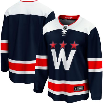 Strój Hokejowy Fanatics Breakaway Jersey Nhl Washington Capitals Navy Alternative Senior M