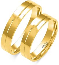Złote 14K Ślubne Obrączki 4,5mm id O-80Z