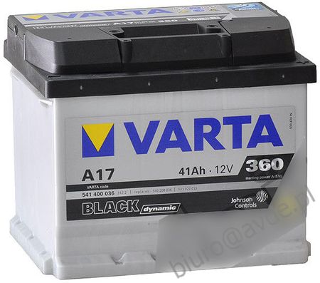 Varta Black Dynamic A17 41Ah 360A 12V (P+)