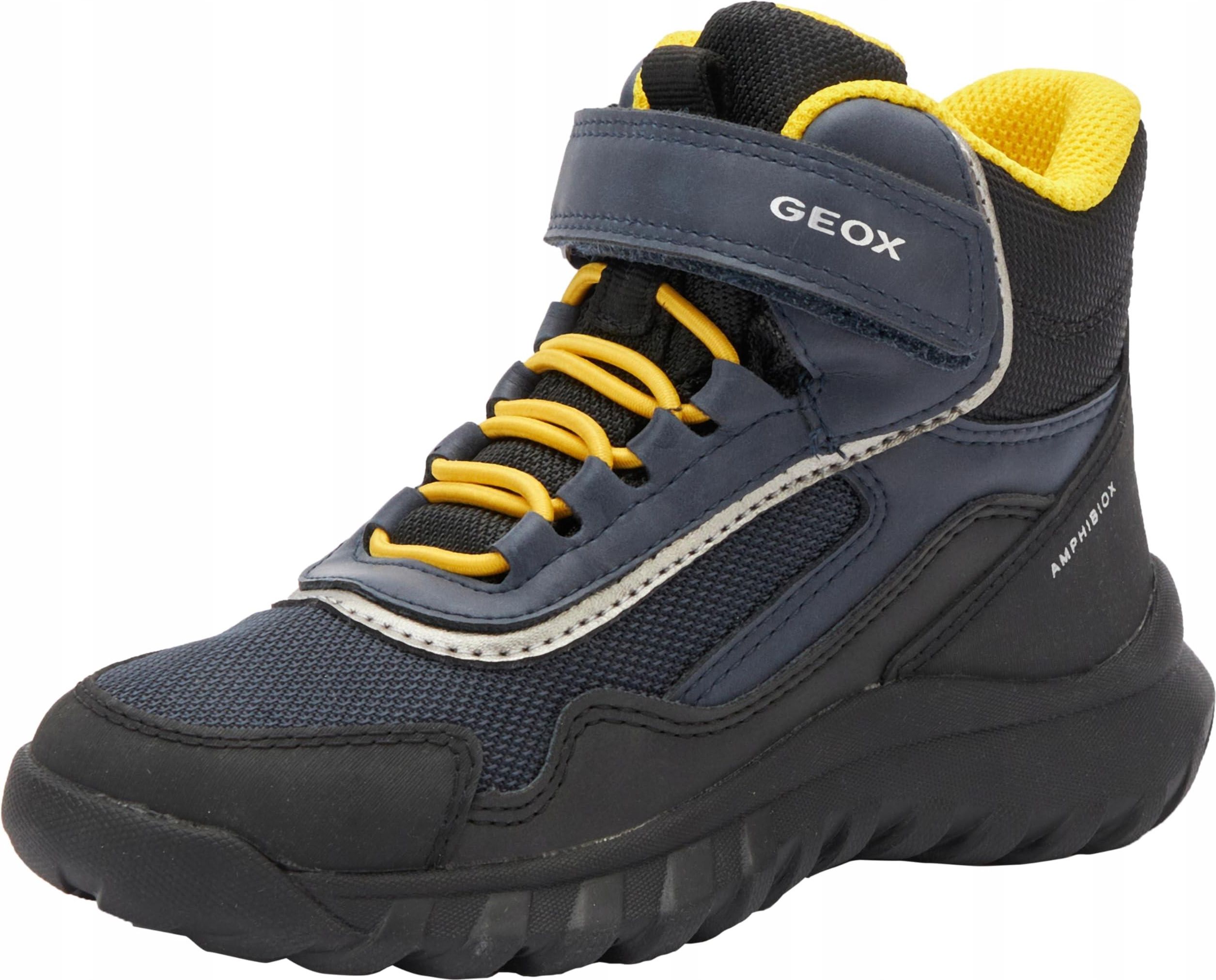 Geox J Simbyos Boy B ABX - Scarpe Da Ginnastica Per Bambini E Ragazzi, Suola Morbida, Materiali Sostenibili, Tutte Le Stagioni