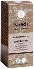 Khadi Naturalna Henna Ciemny Brąz 100g - Farby i szampony koloryzujące