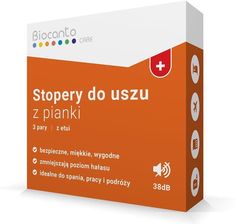 Zdjęcie BIOCANTO Stopery do uszu z pianki, 3pary - Czarna Białostocka
