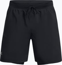 Zdjęcie Under Armour Spodenki Do Biegania Męskie Launch 7" 2In1 Black Black Reflective - Karczew