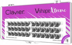 Zdjęcie Clavier Kępki rzęs Vshape Xtreme V 10mm - Lubartów