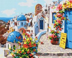 Astra Malowanie Po Numerach Magiczne Santorini Obraz 40X50