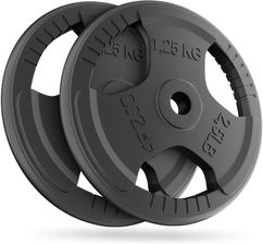 Zdjęcie 4FIZJO Obciążenie Żeliwne Talerze 2X1,25Kg Czarne - Chocianów