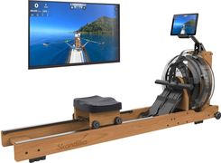 Zdjęcie Skandika Wioślarz Wodny Stacjonarny Lykke, Do 150 Kg, Z Wyświetlaczem Lcd, Drewno Bukowe Brązowe - Rakoniewice