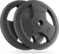 Zdjęcie 4FIZJO Obciążenie Żeliwne Talerze 2X2,5Kg Czarne - Płock