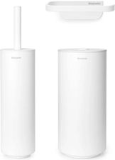 Zdjęcie Brabantia Akcesoria Łazienkowe Mindset Białe Stalowe 3El. (303920) - Olszyna